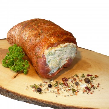 Turkey garlic roll roast